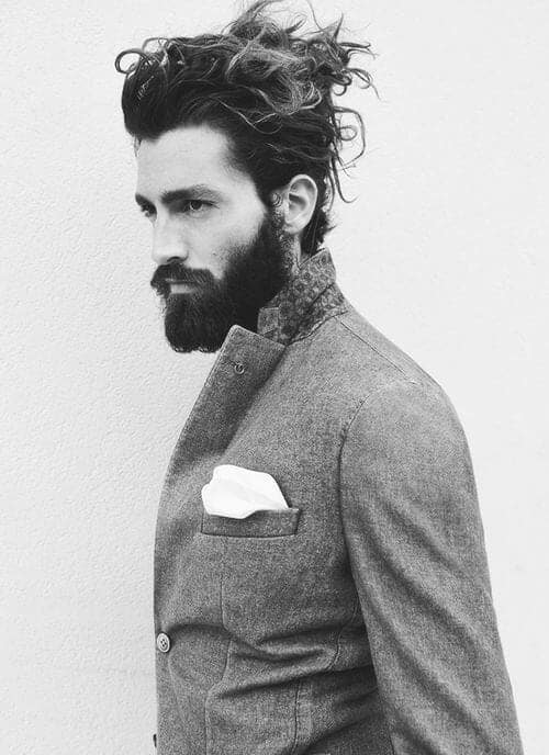 Smart and Cool hairstyles or men with beards (13)