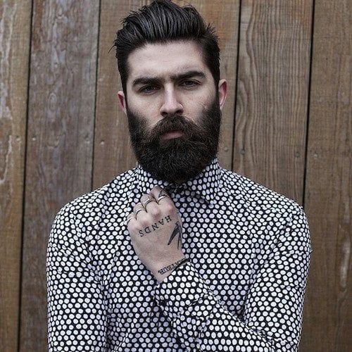 Smart and Cool hairstyles or men with beards (3)
