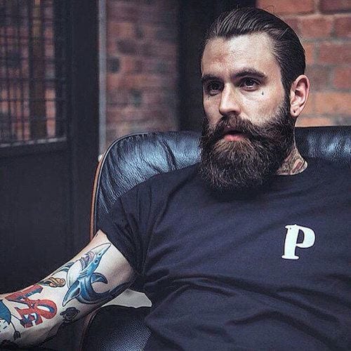 Smart and Cool hairstyles or men with beards (5)