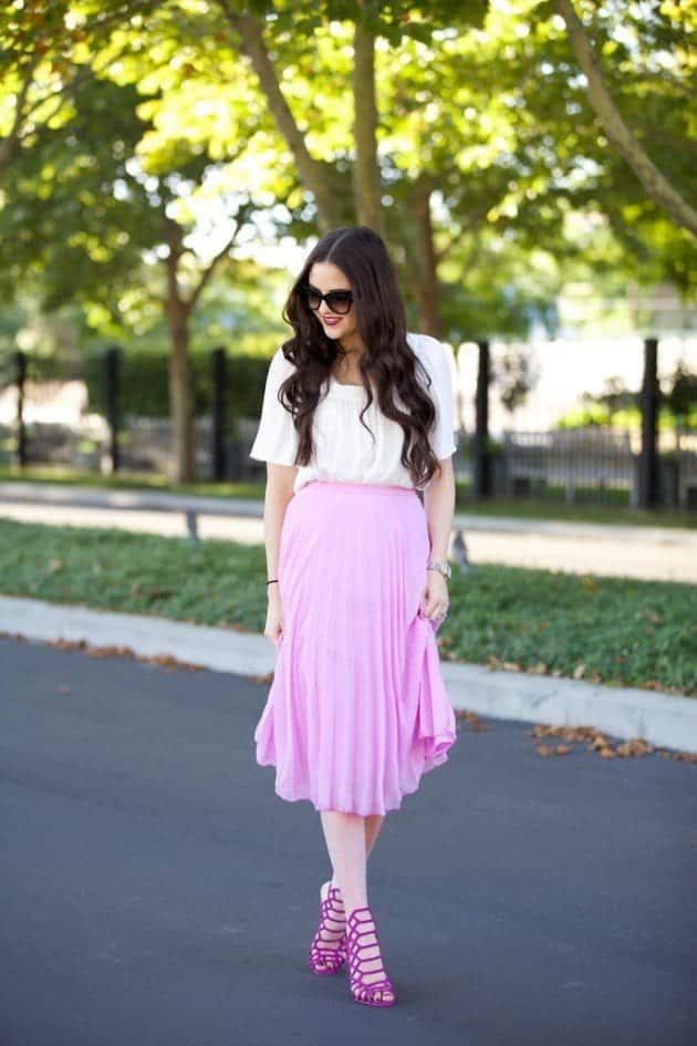 Pleated Skirt Outfits - 23 Ideas How to Wear Pleated Skirts