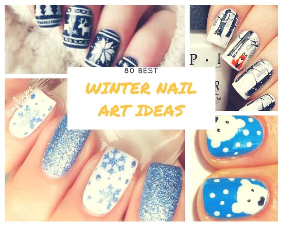 Winter Nail Art Ideas – 80 Best Nail Designs This Winter