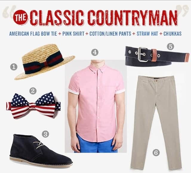 4th of July Outfits for Men-25 Ideas What To Wear on 4th July