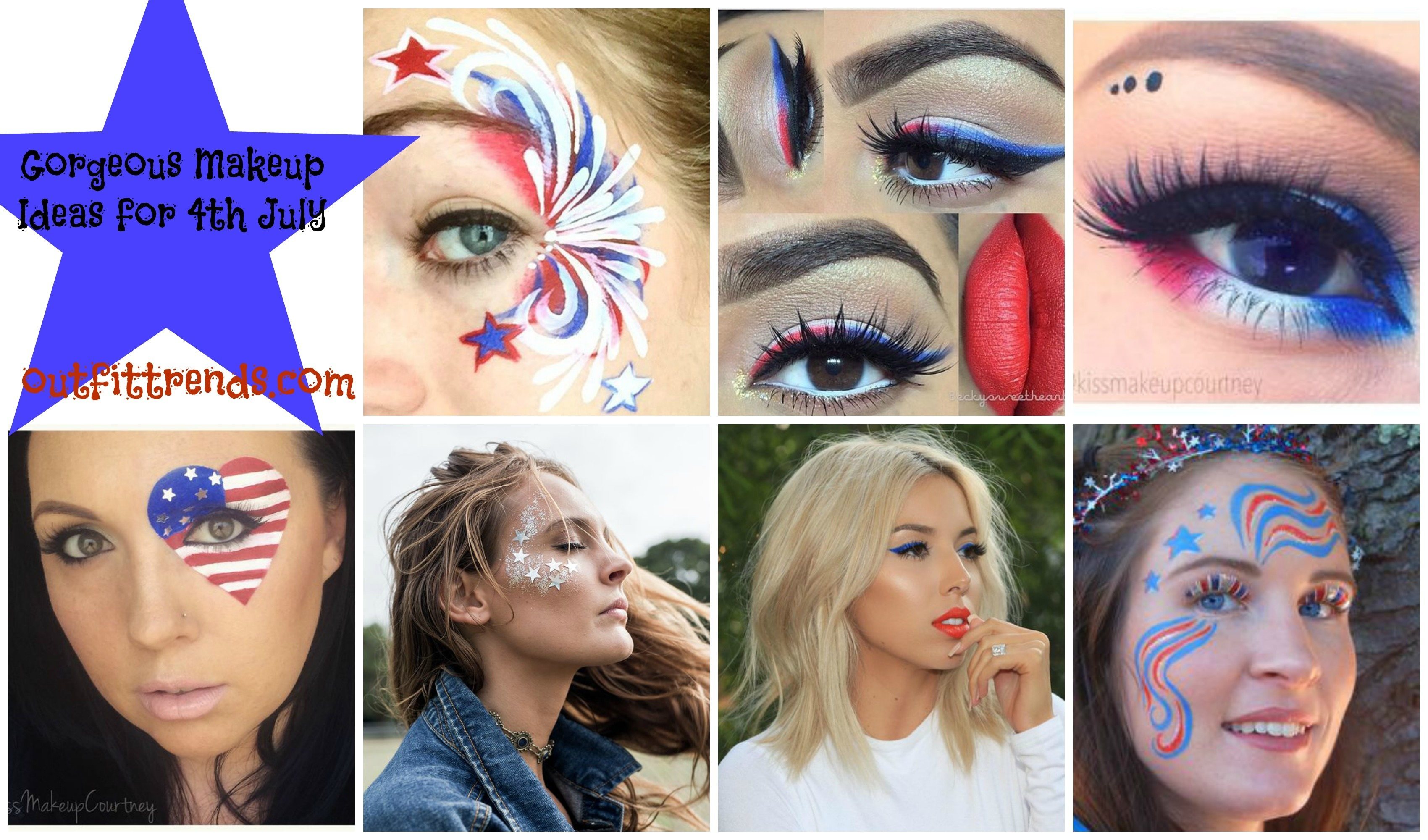 4th july makeup ideas