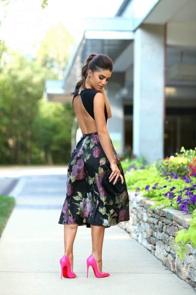 20 Ideas How to Style Floral Skirts This Spring/Summer