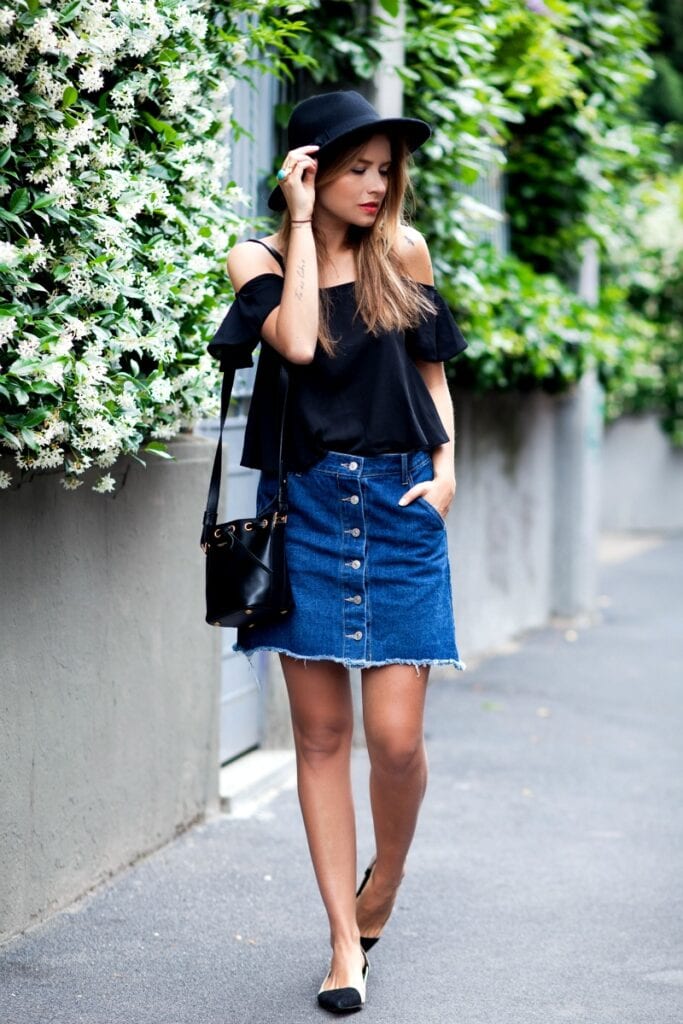 How to Wear Button Front Skirts? 23 Button-Up Skirt Outfits