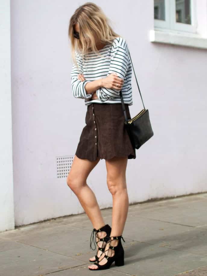 How to Wear Button Front Skirts? 23 Button-Up Skirt Outfits