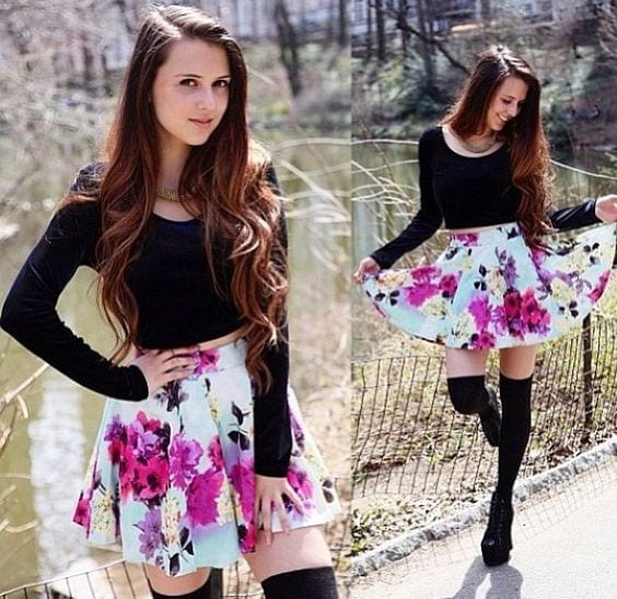 How to style floral skirts this summer (13)