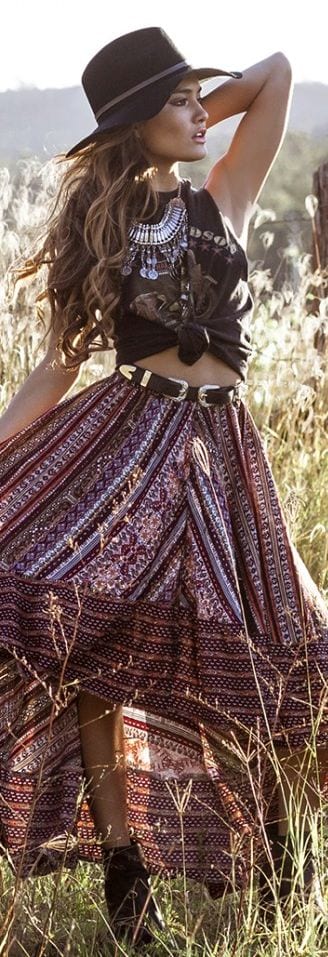 deas How to Wear Hippie Skirts. (2)