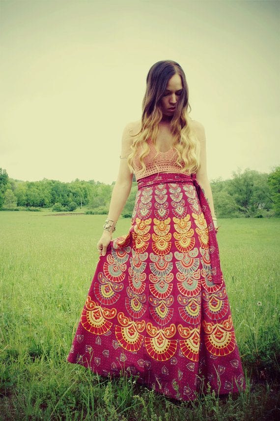 deas How to Wear Hippie Skirts. (4)