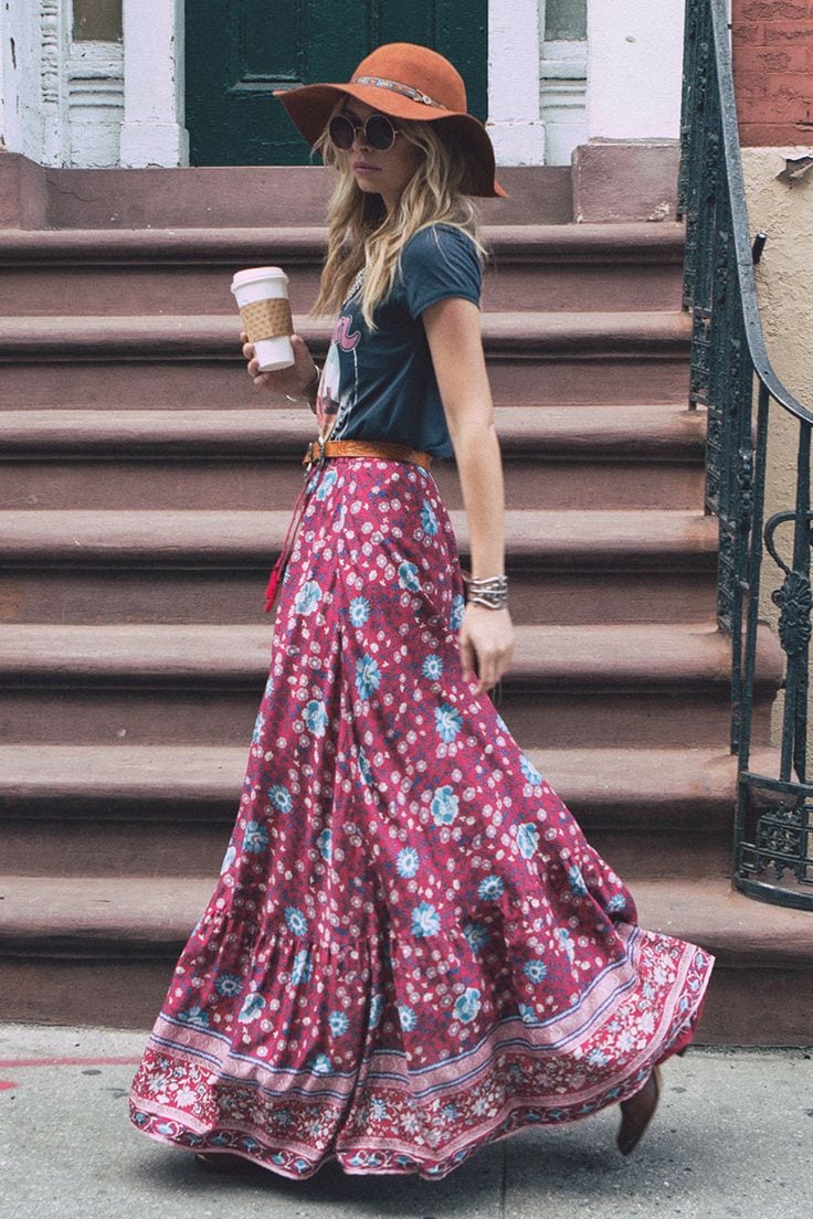 Gypsy Skirts Outfits - 19 Ideas How to Wear Gypsy Skirts
