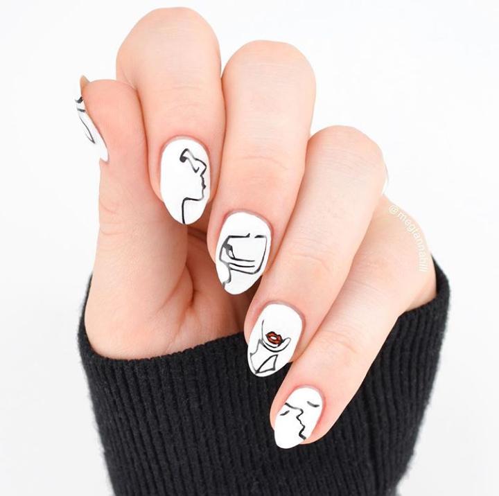 Elevate Your Beauty Game With These Chic Abstract Nail Art Designs (16)