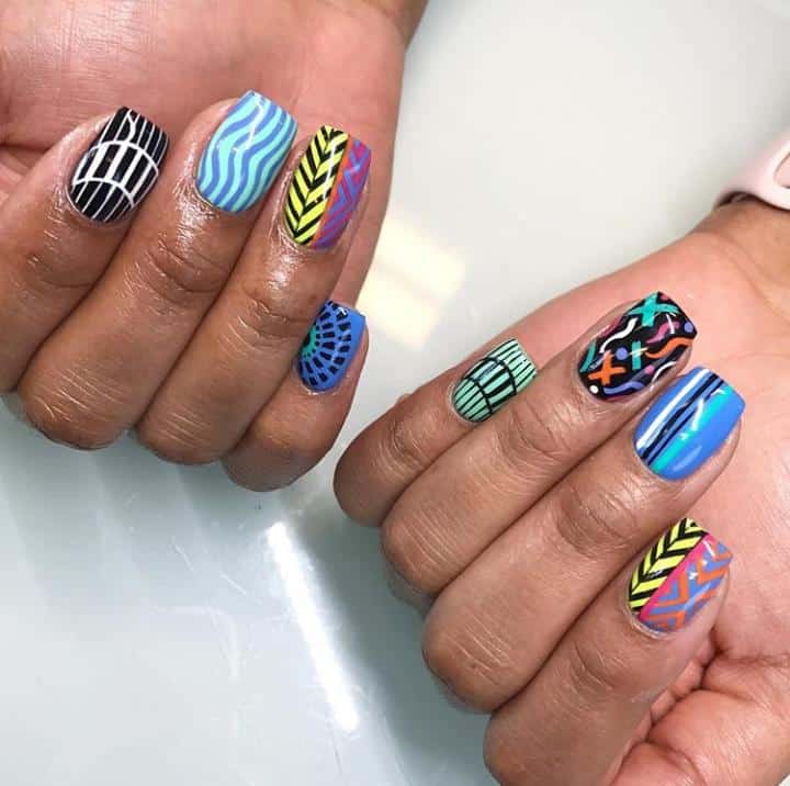 Elevate Your Beauty Game With These Chic Abstract Nail Art Designs (21)