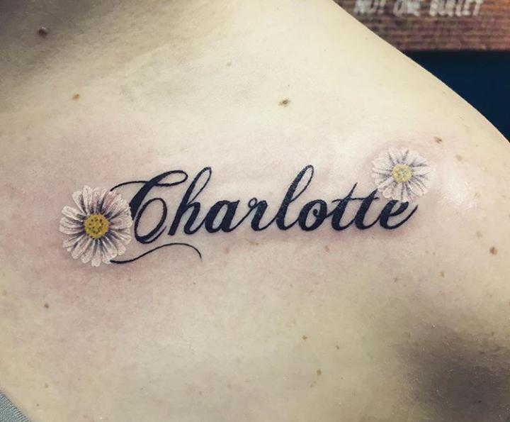 Charlotte Temporary Tattoo Sticker  OhMyTat