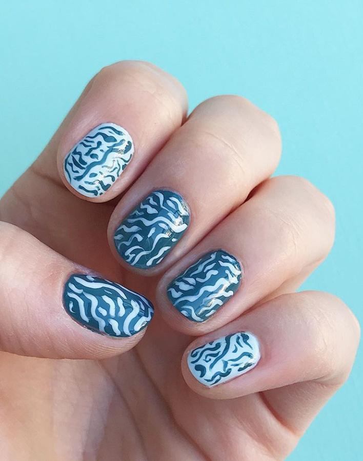 Elevate Your Beauty Game With These Chic Abstract Nail Art Designs (12)
