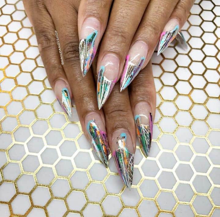 Elevate Your Beauty Game With These Chic Abstract Nail Art Designs (11)