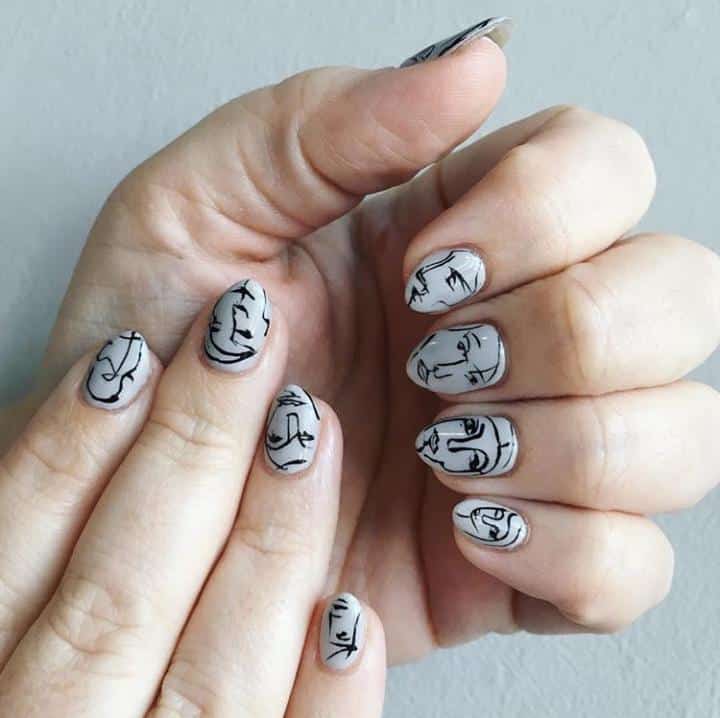 Elevate Your Beauty Game With These Chic Abstract Nail Art Designs (10)