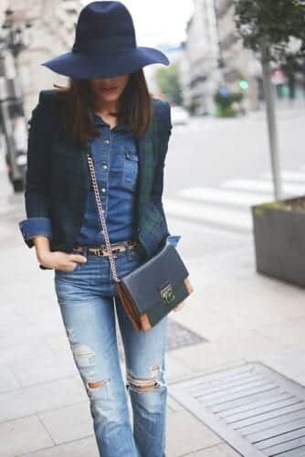 The Ripped Jeans and Denim Combo
