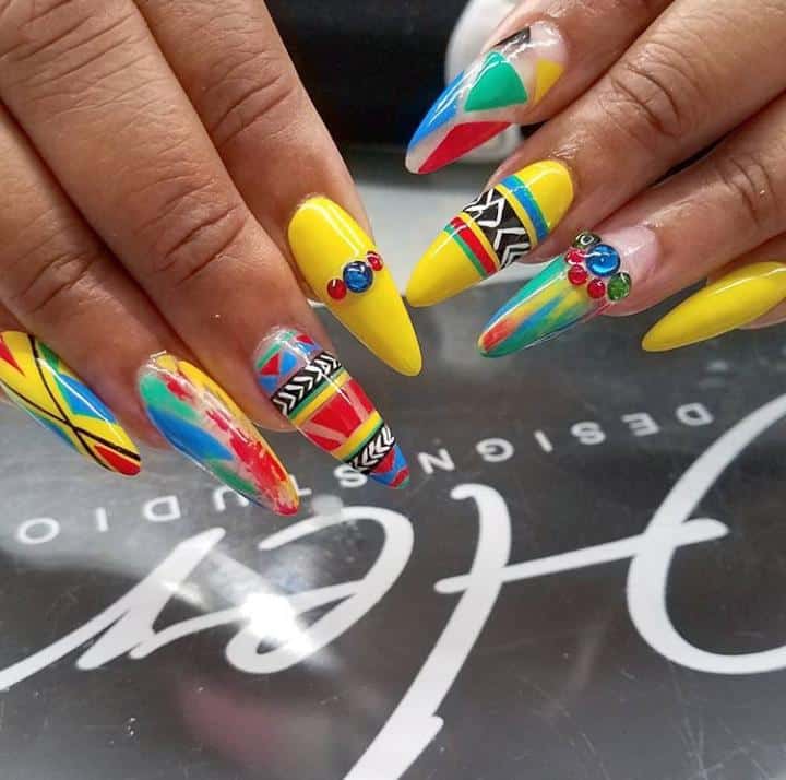 60 Cool Abstract Nail Art Ideas To Try This Year