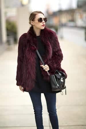 How to Wear Outfits with Faux Fur Coats (3)