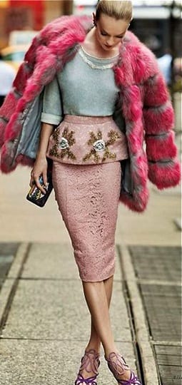 How to Wear Outfits with Faux Fur Coats (19)