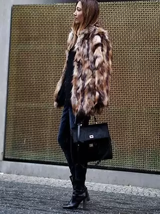 How to Wear Outfits with Faux Fur Coats (1)