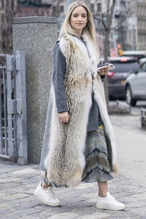 How to Wear Outfits with Faux Fur Coats (16)