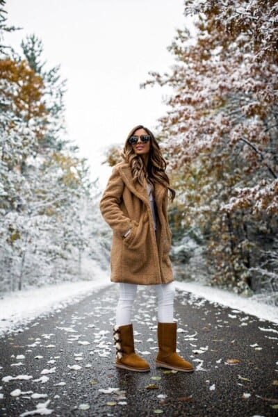 How To Wear Shearling Boots? 35 Outfit Ideas