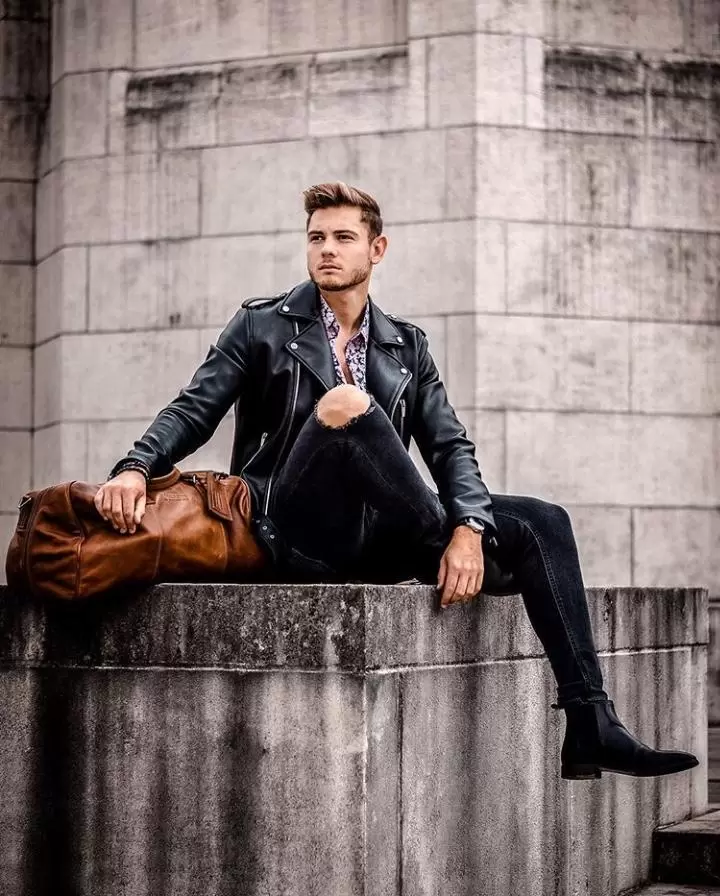 Ideas for Men to wear Leather Jackets (1)