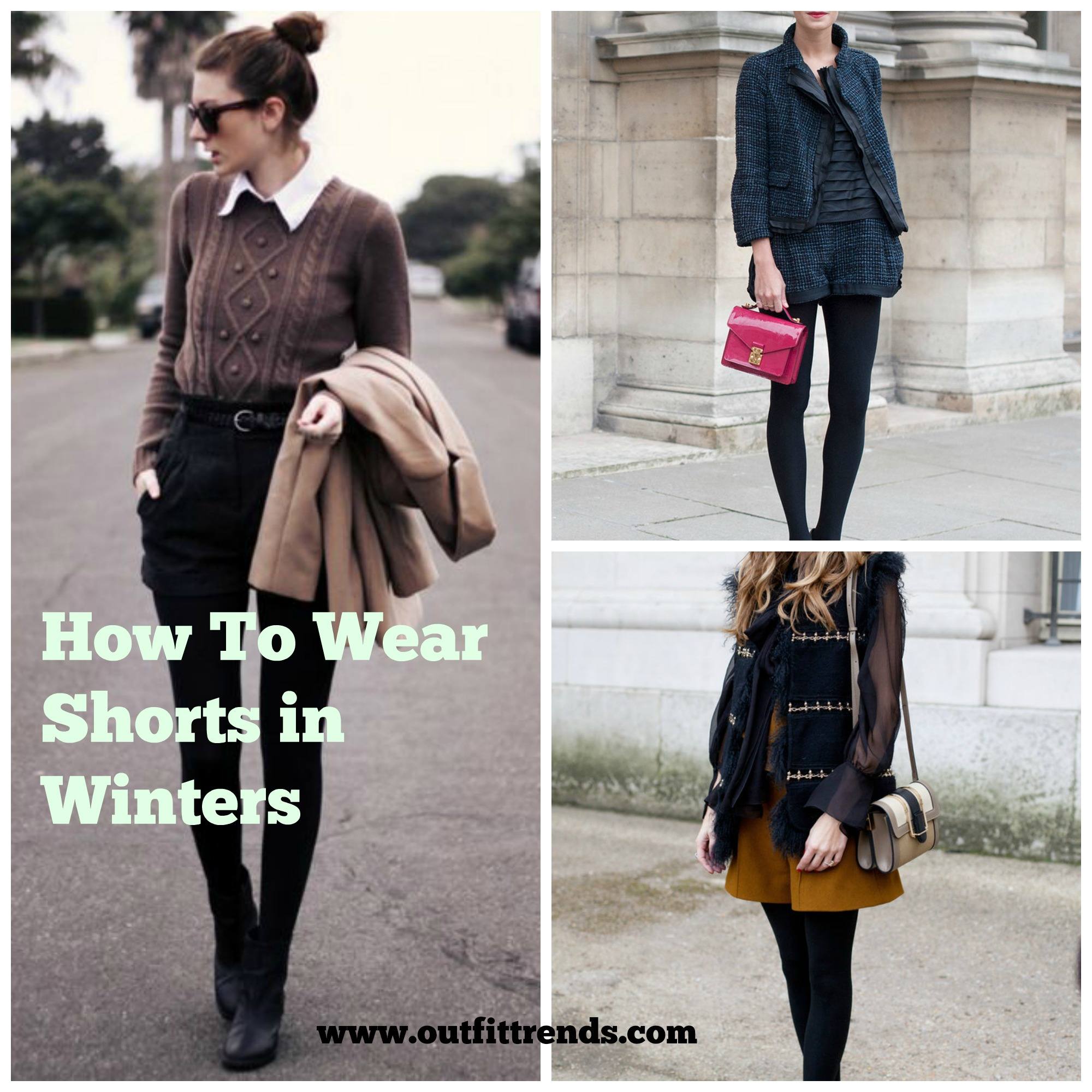How to Wear Shorts in Winter – 20 winter Outfit with Shorts
