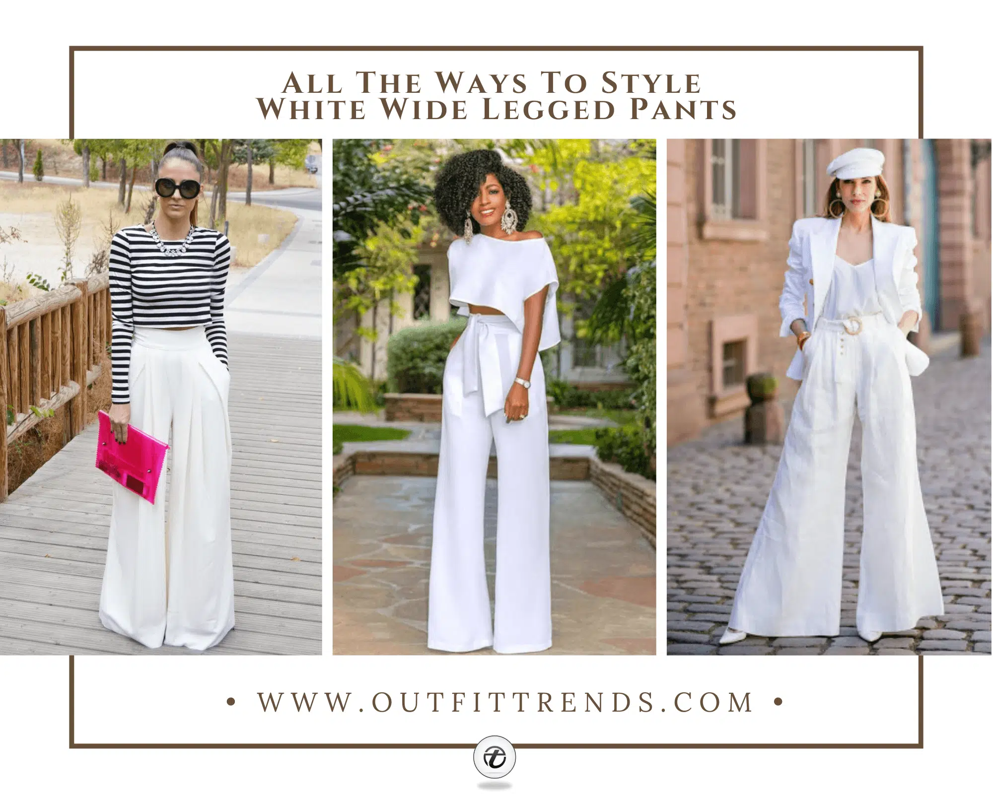 19 Fabulous Ideas on How to Wear White Wide Legged Pants