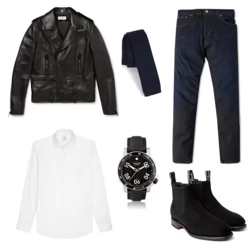 Ideas for Men to wear Leather Jackets (17)