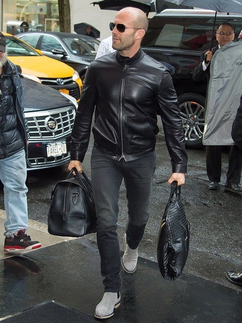 Ideas for Men to wear Leather Jackets (20)