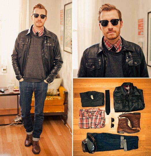 Ideas for Men to wear Leather Jackets (8)