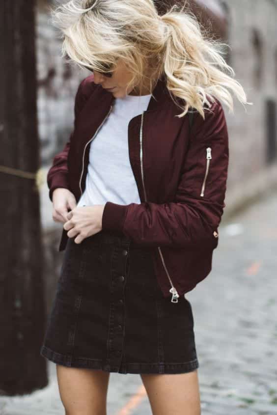 How to Wear Outfits With Bomber Jacket (23)