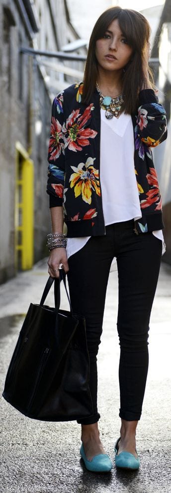 How to Wear Outfits With Bomber Jacket (21)