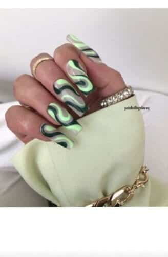 trendy nail art design
