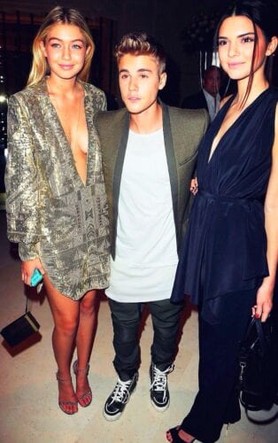 Justin Bieber with Gigi Hadid Picture