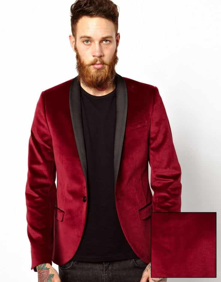 Men Velvet Blazer Outfits-17 Ideas on How to Wear Velvet Blazer
