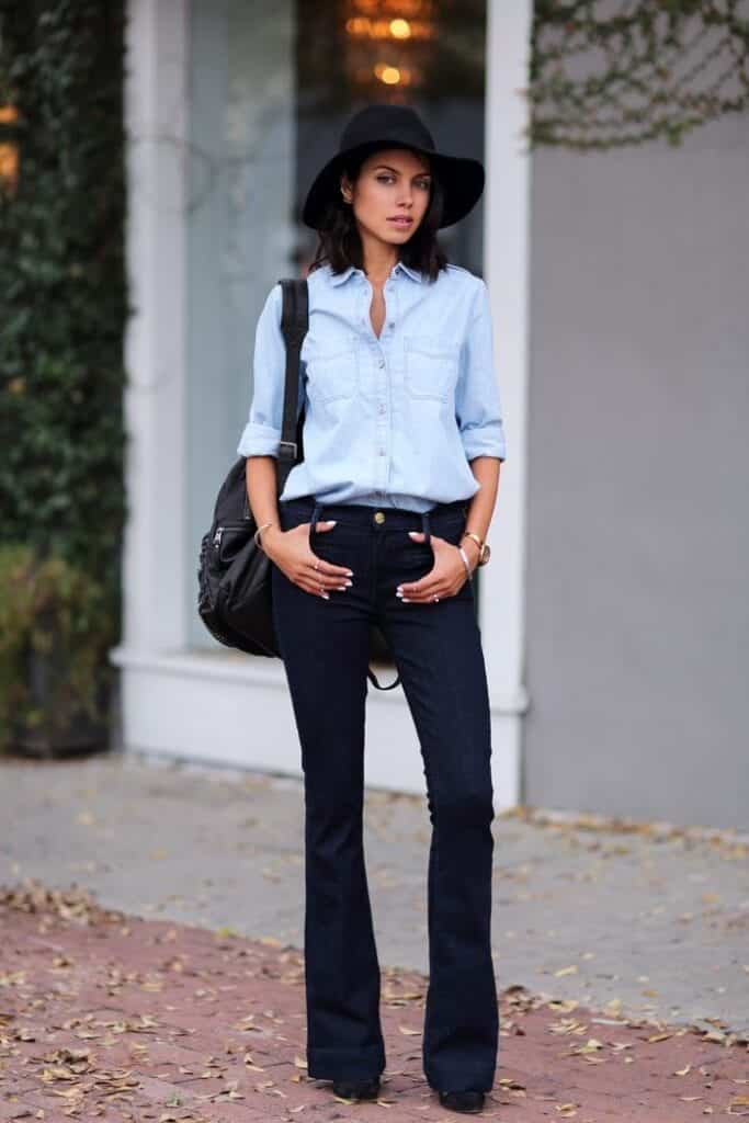 Ideas to wear Bootcut jeans with style (18)