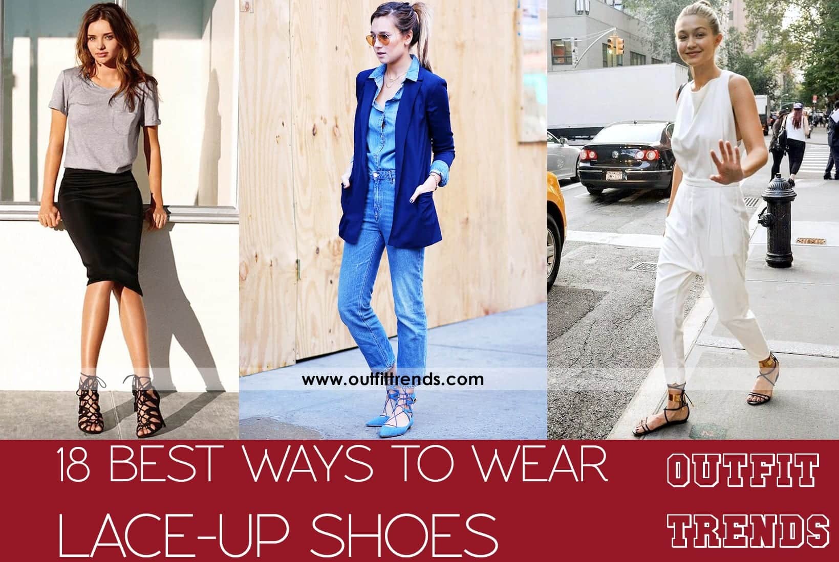 Outfits with Lace-up Shoes – 18 Ways to Wear Lace-up Shoes
