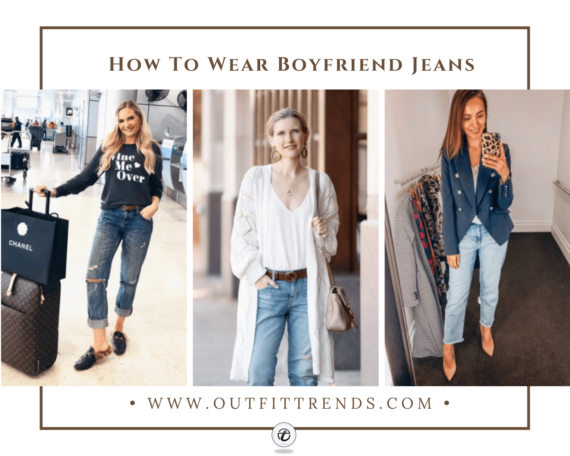 Boyfriend Jeans Outfits-25 Best Ways to Wear Boyfriend Jeans