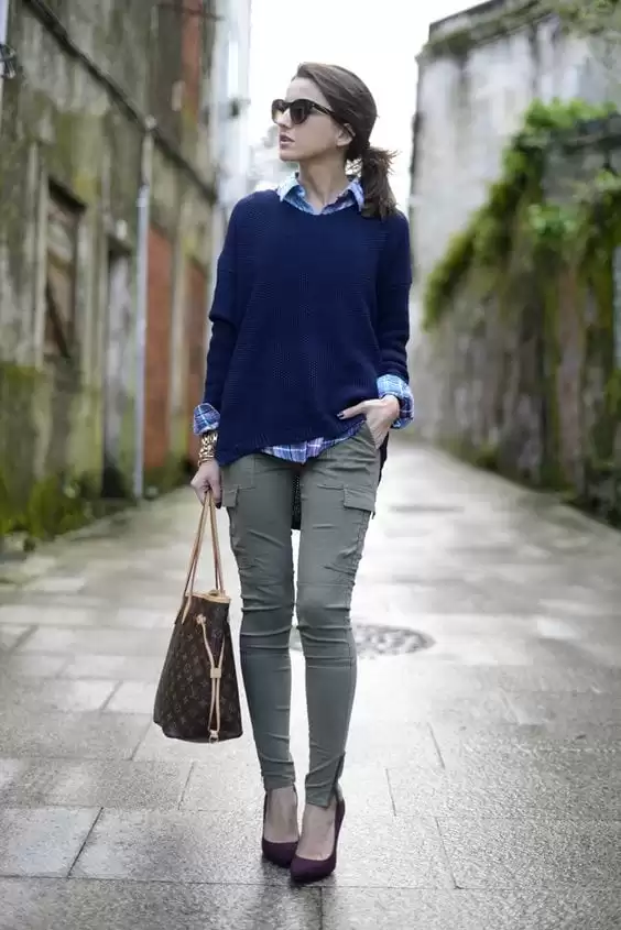 Cargo pants outfits for women (4)