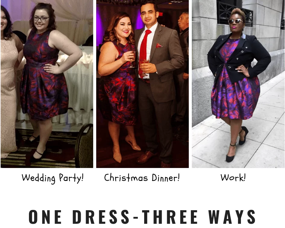 christmas outfit for plus size women