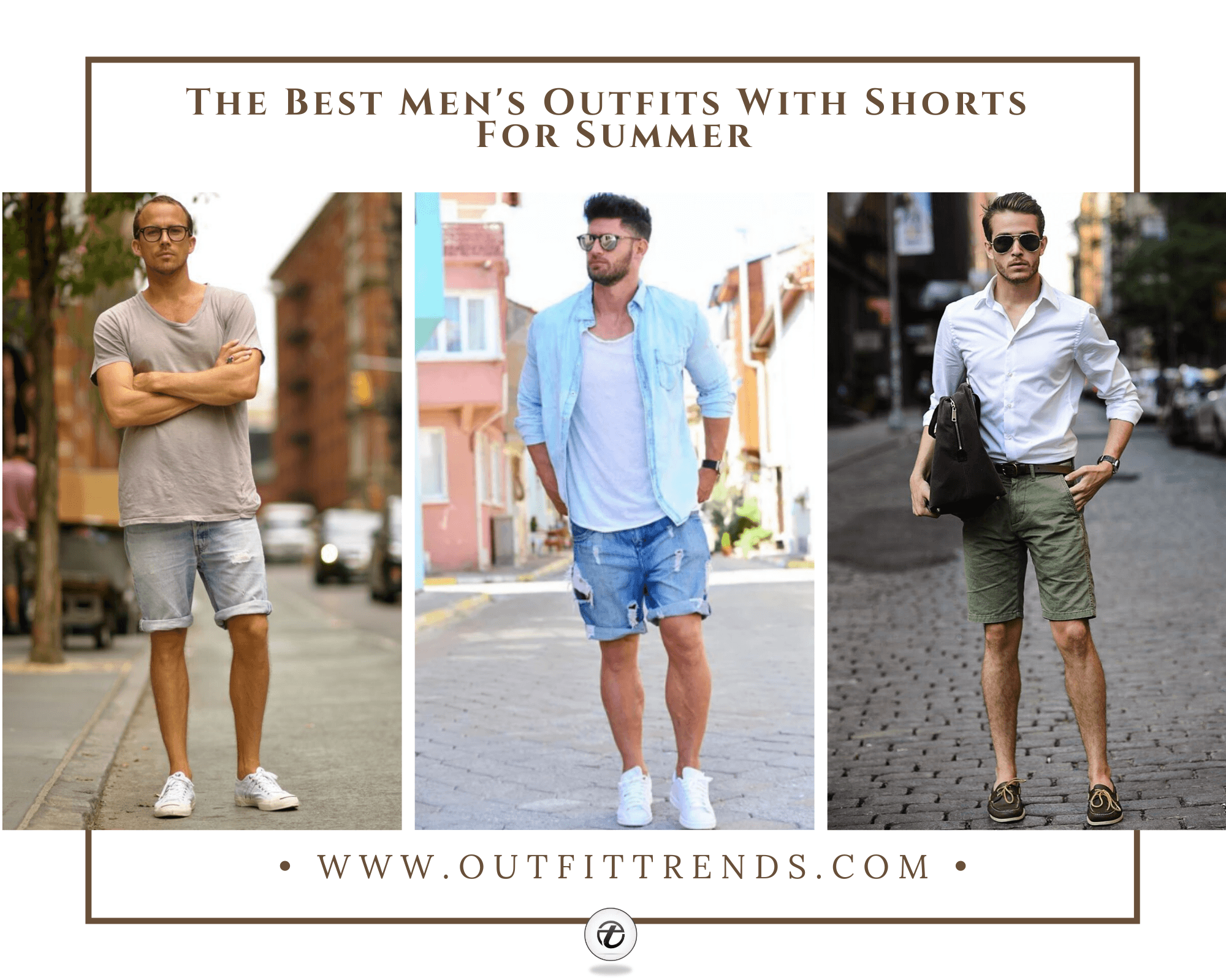 23 Stylish Men's Outfits with Shorts For Summer 2021