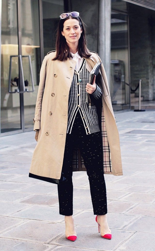 Trench Coat Outfits Women-19 Ways to Wear Trench Coats this Winter (13)