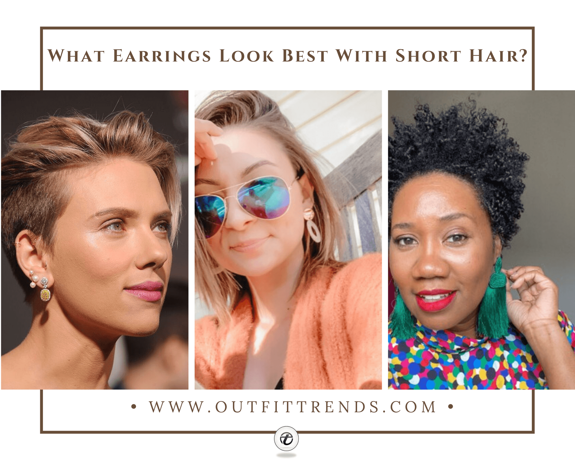 27 Stunning Ideas To Wear Earrings With Short Hair in 2021