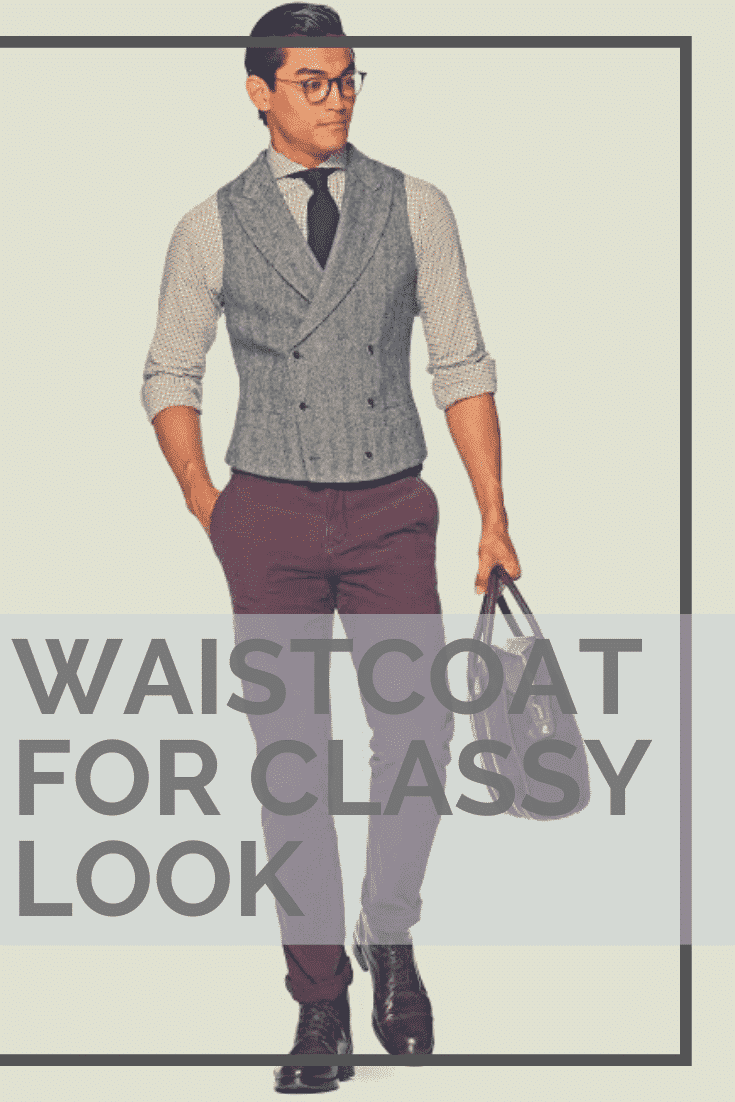 Men Waistcoat Styles-18 Ways to Wear Waistcoat for Classy Look