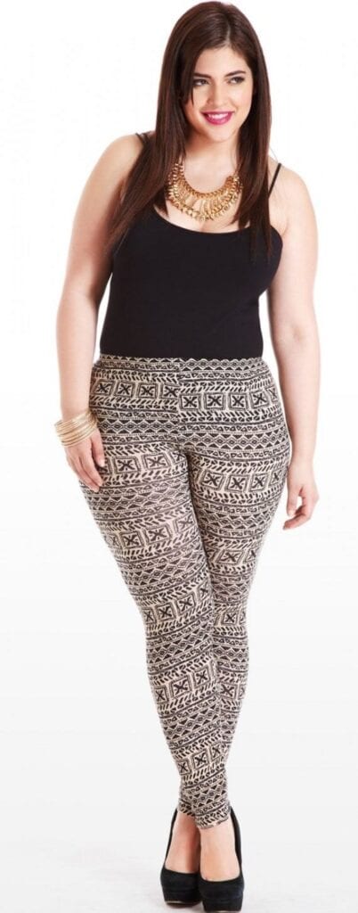 Legging Outfits for Plus Size-10 Ways to Wear Leggings if Curvy