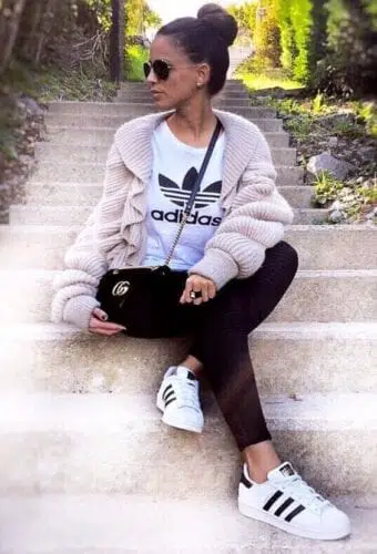 Cutest Way to Wear Your Superstar Sneakers