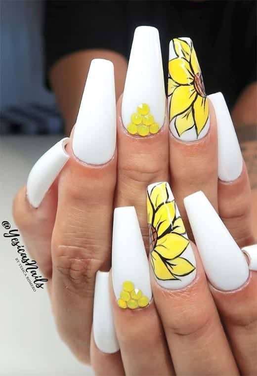 60 Beautiful White Nail Art Designs and Ideas to Try Now